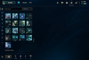 Conta com todos campeões, 143 habilitadas + 113 fragmentos - League of Legends LOL