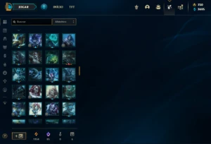 Conta com todos campeões, 143 habilitadas + 113 fragmentos - League of Legends LOL