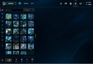 Conta com todos campeões, 143 habilitadas + 113 fragmentos - League of Legends LOL