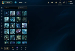 Conta com todos campeões, 143 habilitadas + 113 fragmentos - League of Legends LOL