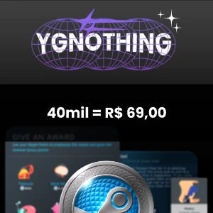 PONTOS STEAM #MelhorPreço - 69,00 = 40.000 pontos