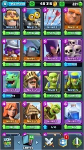 CONTA NV 8 // 2 LENDÁRIAS COMBO(1 NÍVEL 2) - Clash Royale