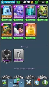 CONTA NV 8 // 2 LENDÁRIAS COMBO(1 NÍVEL 2) - Clash Royale