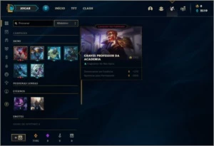Conta unranked lv 22 com 9 champs, 4 skins e 6 fragmentos - League of Legends LOL