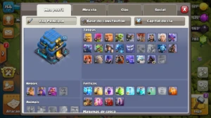 clash of clans cv12 praticamente full