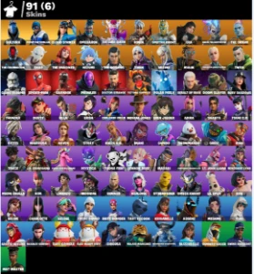 Conta Fortnite Com Skins Legais 900 Vbucks / Aceito Negociaç