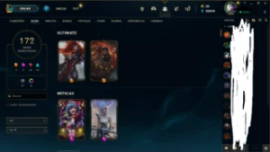 Conta valorant+ league of legends