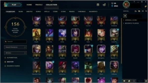 conta platina 5 ,39 champs,16skins - League of Legends LOL