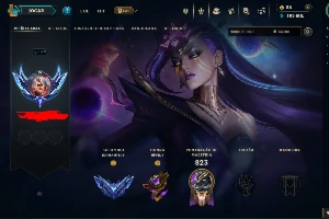 LoL 320 Skins | Diana Prestígio, Uzi Hall of Legends, S4+ - League of Legends