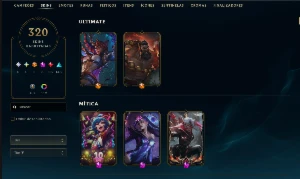 LoL 320 Skins | Diana Prestígio, Uzi Hall of Legends, S4+ - League of Legends