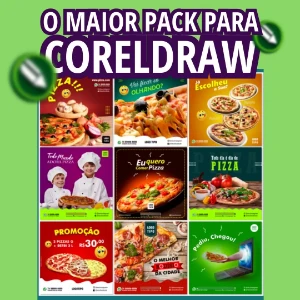 Pack Coreldraw 2022 + 100 000 arquivos e templates Editáveis - Serviços Digitais