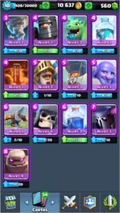 Clash Royale Nivel 10 Com 6 Cartas Lendárias