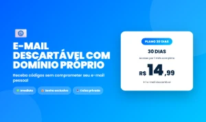 E-mail Temporário 30 dias com Domínio Próprio | Privado - Outros