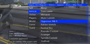 Mod Menu Stand Para Gta V Online Pc - Regular