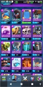 vendo conta Clash Royale desafiante ll 4 lendárias