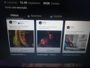 Conta tiktok 12k+ e MONETIZADA..Nicho: Séries/Film - Redes Sociais