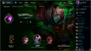 CONTA LEAGUE OF LEGENDS 107 CAMPEÕES E 45 SKINS LOL