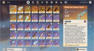 AR58: 12 Personagens 5 Estrelas+7 Armas 5 Estrelas+15k Primo - Genshin Impact