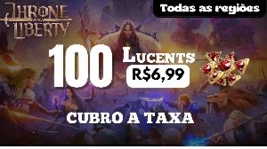 Throne And Liberty / 100 Lucents= R$6,99 / Todas As Regiões - Steam