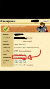 Conta AQW Adventure Quest World
