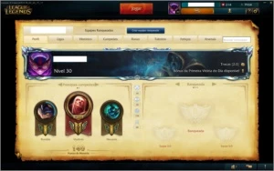 Conta Lol Unranked Com Borda Diamante - League of Legends