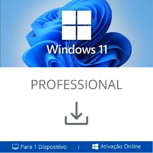 Windows 11 Professional -  32 ou 64Bits - Licença - Softwares e Licenças