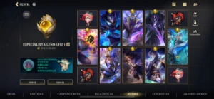 Vendo Conta Wild Rift 529 Skin - League of Legends: Wild Rift LOL WR