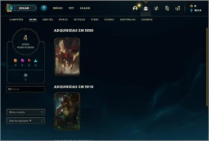Conta Diamante 4 BARATINHA - League of Legends LOL