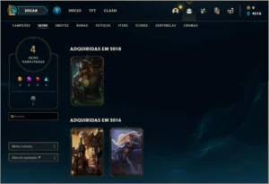 Conta Diamante 4 BARATINHA - League of Legends LOL