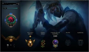 CONTA LOL 27 skins gold4 - League of Legends