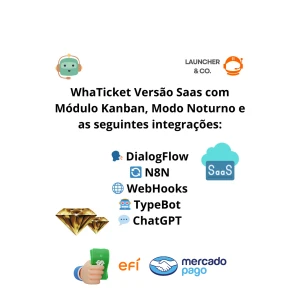 Script CRM WhaTicket Gold com SaaS e Kanban Inclusos - Outros