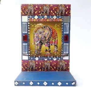 Altar Indiano Azul Cobalto - Artesanato e Personalizados