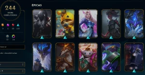 Full Acesso - Todos Champions - 244 Skins - Unranked - League of Legends LOL