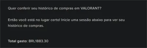 CONTA IMORTAL VALORANT COM 1900 REAIS GASTOS