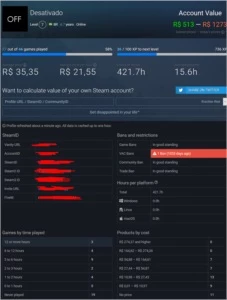 Conta Steam com varios Jogos - barata - Vac ban no CS