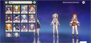 Conta AR30 Ayaka+Rosaria+Yanfei+Barbara Skin - Genshin Impact