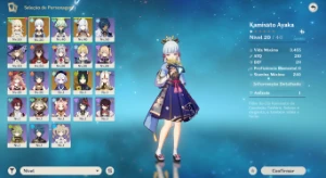 Genshin Impact - Na - Ar44 - Shenhe + arma + Ayaka