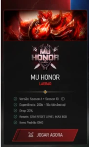Mu-Honor- Servidor Laerad-Set=Mg-Full+15+Rune-Asura+15 - MU Online