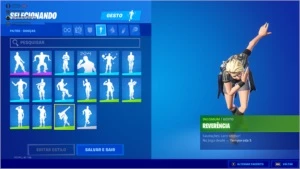 Conta fortnite com foice