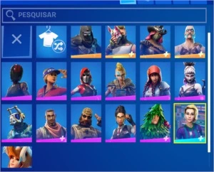 Conta fortnite com foice