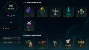 Vendo conta de LOL com 148 Campeões/96 Skins - Esmeralda IV - League of Legends