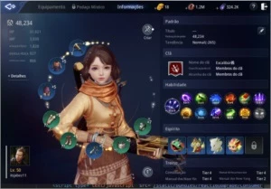 Conta de MIR4 - Besteiro Lvl 50 52k PP - SA91