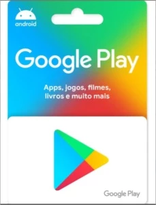 Cartão Google Play Brasil R$10 Reais Store