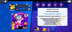 Conta Braw Stars+Clash Royale - Brawl Stars