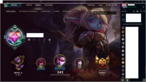 Conta Ouro I (Inatividade) - Todos os campeões e 136 SKINS - League of Legends LOL