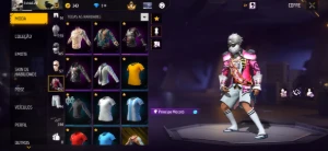 Conta de free fire gemada