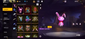 Conta de free fire gemada