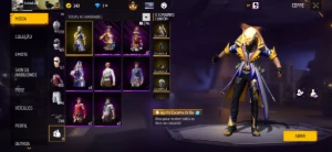 Conta de free fire gemada