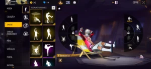 Conta de free fire gemada