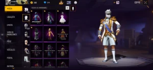 Conta de free fire gemada